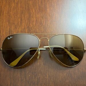 Ray-Ban Brown Aviator Sunglasses - Vintage